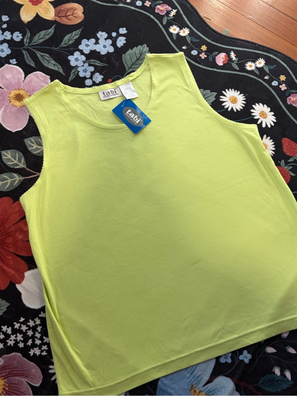 Tabi Lime Green Women's Tank Top - Lightweight Everyday Layer